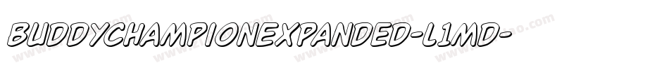 BuddyChampionExpanded-l1md字体转换