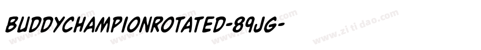BuddyChampionRotated-89Jg字体转换