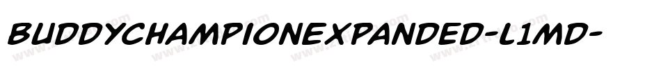 BuddyChampionExpanded-l1md字体转换