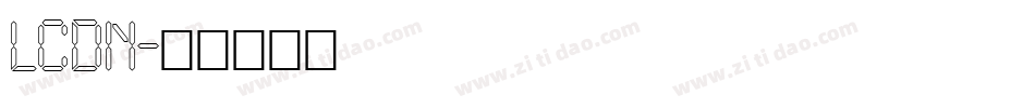 LCDN字体转换