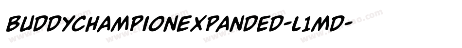 BuddyChampionExpanded-l1md字体转换