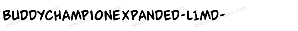 BuddyChampionExpanded-l1md字体转换