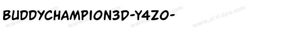 BuddyChampion3D-Y4Zo字体转换