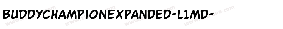 BuddyChampionExpanded-l1md字体转换