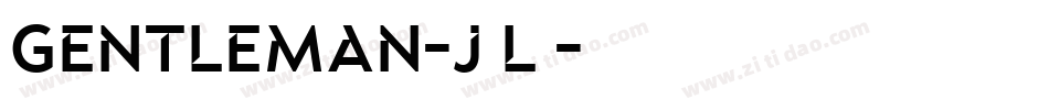 Gentleman-j2l9字体转换