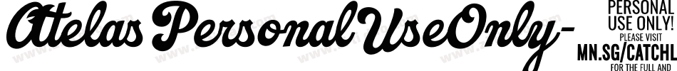 AtelasPersonalUseOnly-7mMA字体转换