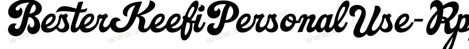 BesterKeefiPersonalUse-RpqZW字体转换