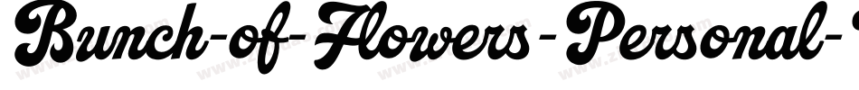 Bunch-of-Flowers-Personal-Use字体转换