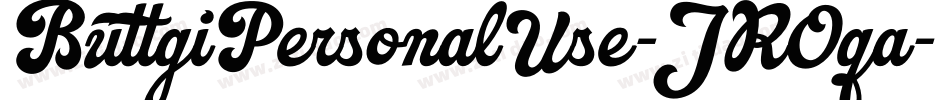 ButtgiPersonalUse-JROqa字体转换