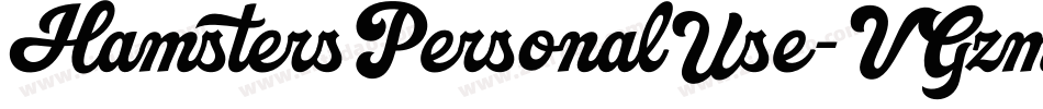 HamstersPersonalUse-VGzme字体转换