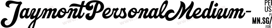 JaymontPersonalMedium-9Jl0字体转换