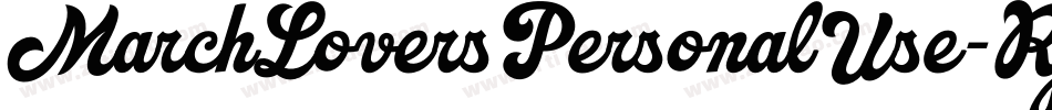 MarchLoversPersonalUse-RjAv字体转换