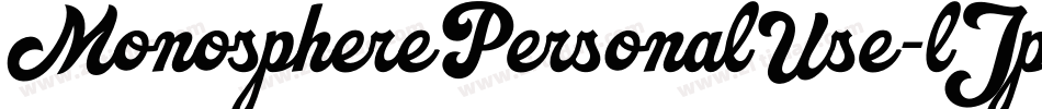 MonospherePersonalUse-lJpD字体转换
