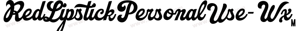 RedLipstickPersonalUse-Wx2E字体转换 RedLipstickPersonalUse-Wx2E字体转换