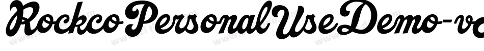 RockcoPersonalUseDemo-vM0Z字体转换