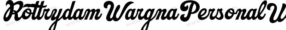 RottrydamWargnaPersonalUse-R6av字体转换