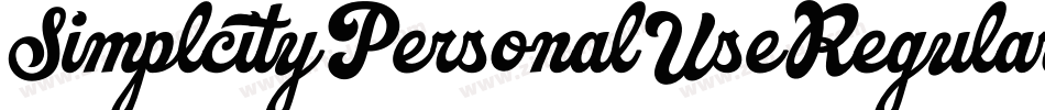 SimplcityPersonalUseRegular-DO0ER字体转换 SimplcityPersonalUseRegular-DO0ER字体转换