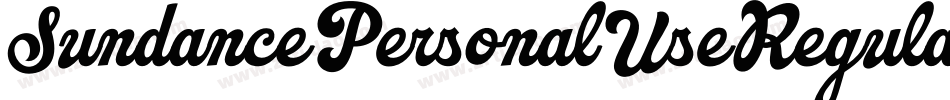 SundancePersonalUseRegular-lgdnX字体转换