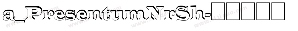 a_PresentumNrSh字体转换