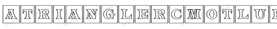 aTrianglerCmOtlUp字体转换