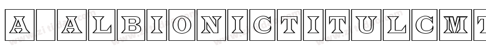 a_AlbionicTitulCmTw字体转换
