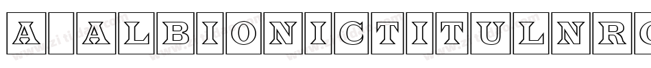 a_AlbionicTitulNrCm字体转换