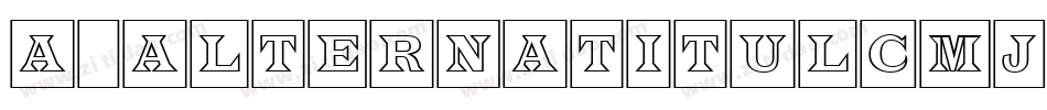 a_AlternaTitulCmJgg字体转换