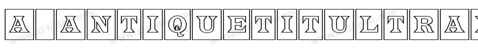 a_AntiqueTitulTradyCm字体转换