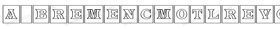 a_BremenCmOtlRevObl字体转换