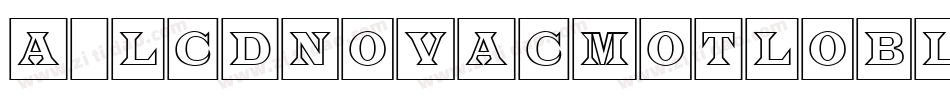 a_LCDNovaCmOtlObl字体转换