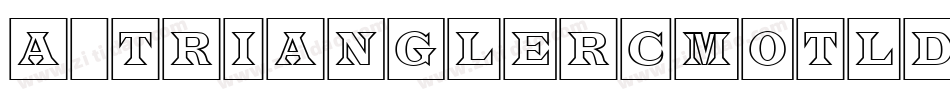 a_TrianglerCmOtlDn字体转换