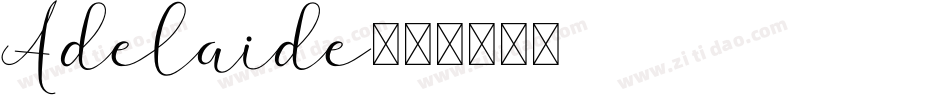 Adelaide字体转换