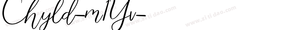 Chyld-m1Yv字体转换