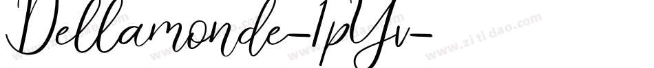 Dellamonde-1pYv字体转换 Dellamonde-1pYv字体转换