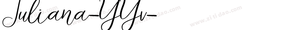 Juliana-YYv字体转换