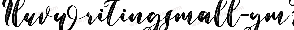 Iluvwritingsmall-ymZm字体转换