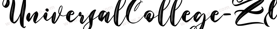UniversalCollege-ZWZm字体转换