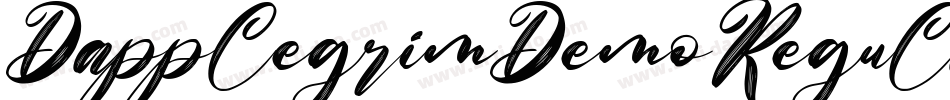 DapplegrimDemoRegular-ODop字体转换
