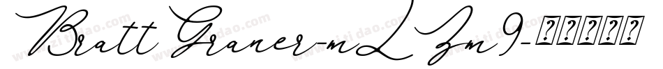 BrattGraner-mLZm9字体转换