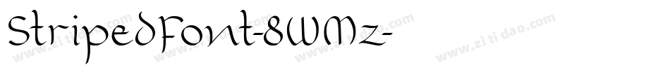 StripedFont-8WMz字体转换 StripedFont-8WMz字体转换