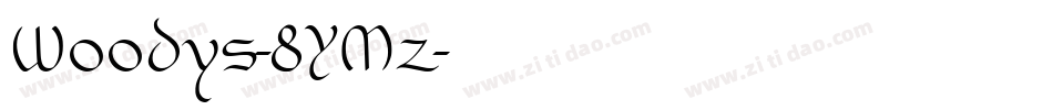 Woodys-8YMz字体转换