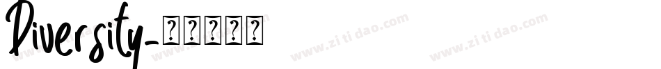 Diversity字体转换
