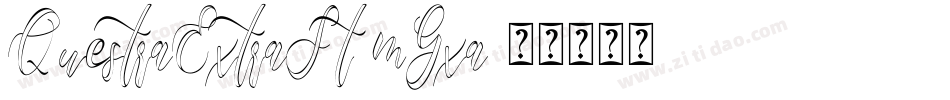 QuestraExtraSt-mGxa字体转换