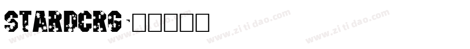 STARDCRG字体转换
