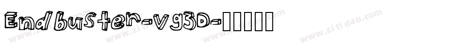 Endbuster-vg3D字体转换
