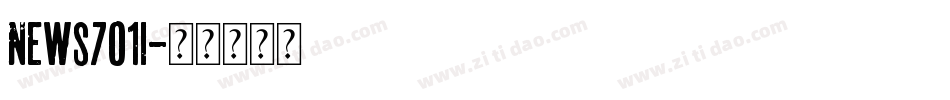 News701i字体转换