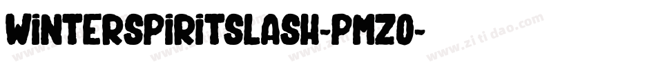 WinterSpiritSlash-pmZO字体转换