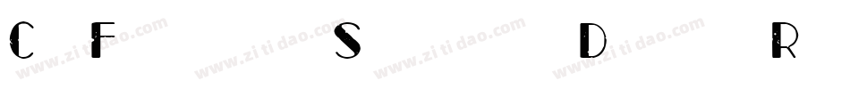 CfFredoStyleDemoRegular-agwJ字体转换
