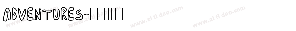 ADVENTURES字体转换