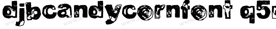 DjbCandyCornFont-q5R2字体转换